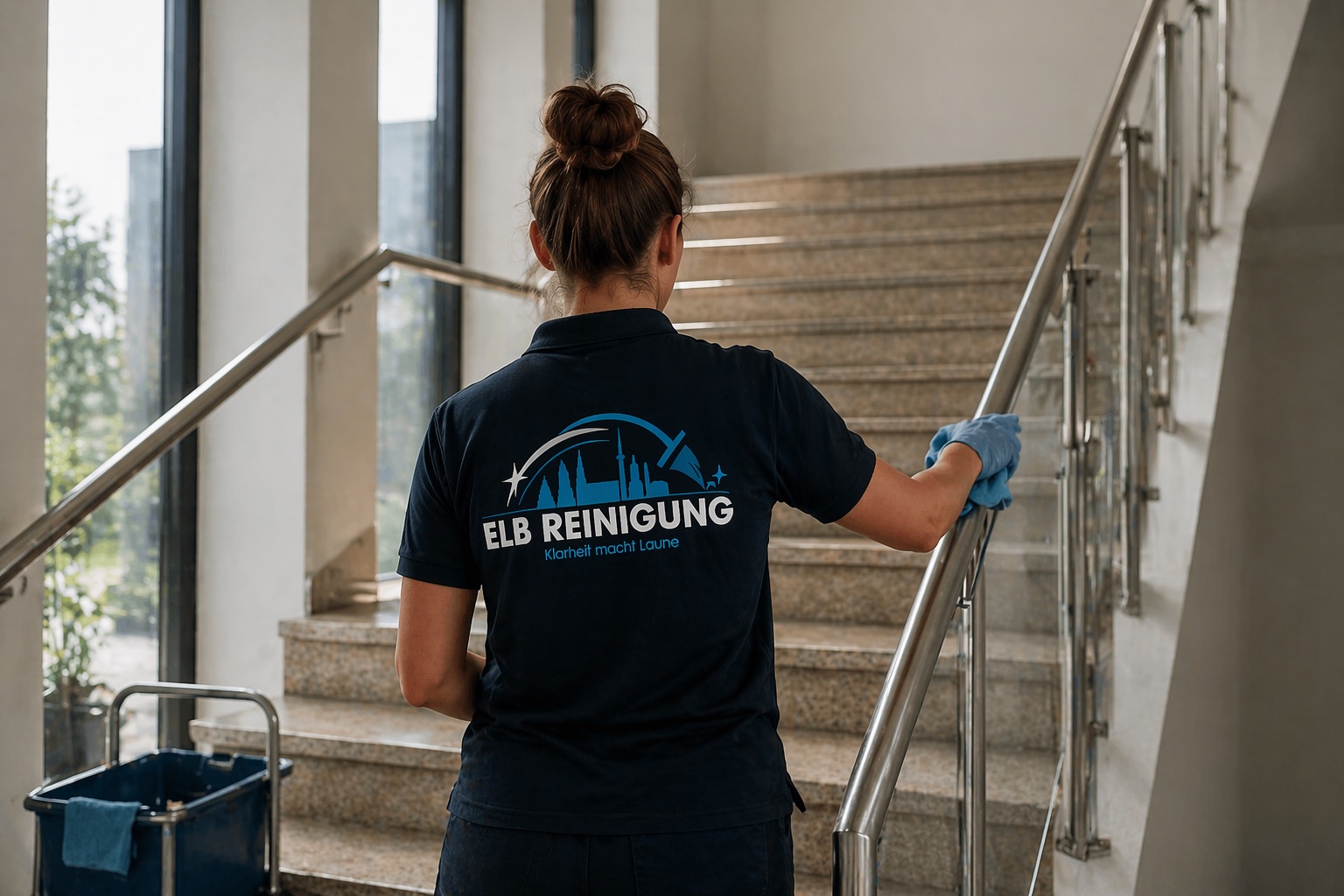 Professionelle Treppenhausreinigung durch Elbreinigung